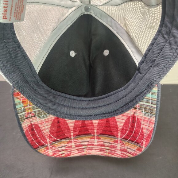 Pistil McKinley Trucker Hat Cap Snap Back Adjustable Mesh Mountain Aztec Logo - Picture 9 of 10